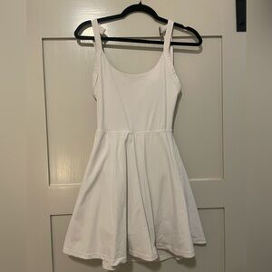 Women’s white tennis dress